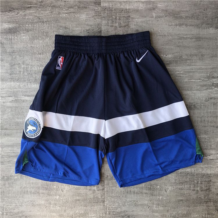 Men NBA Minnesota Timberwolves Blue Shorts 04161->new orleans pelicans->NBA Jersey